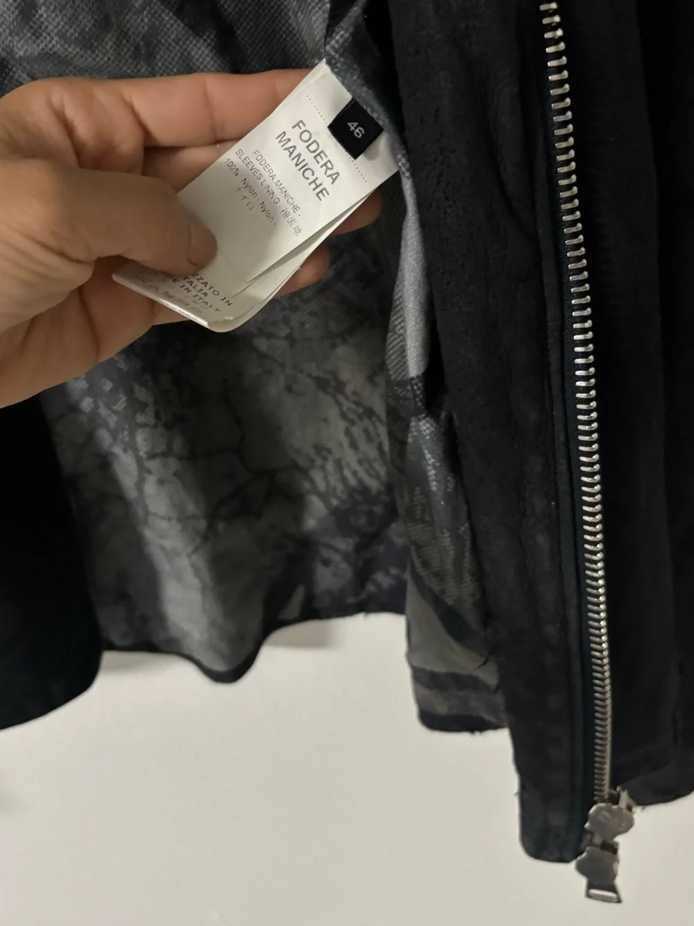 Giorgio Brato Black Zip-Up Jacket